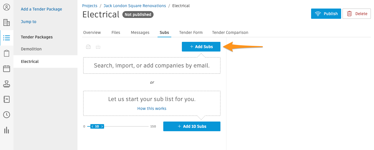 How To Add Subcontractors To Bid Packages – BuildingConnected (au)