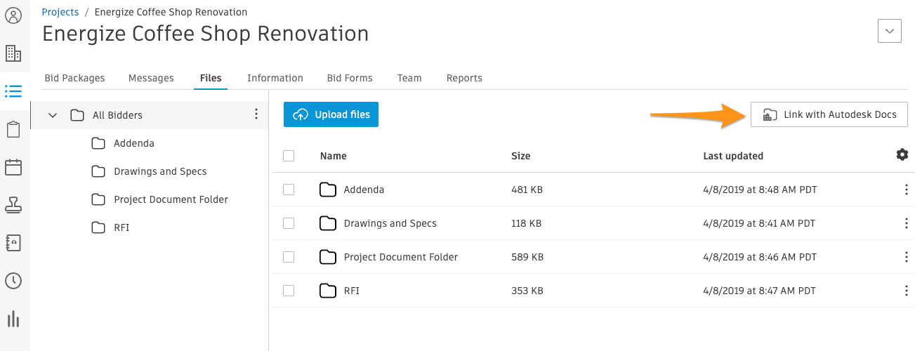 BuildingConnected Files And Autodesk Docs Integration ...