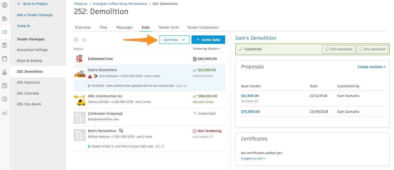 How To Optimize Your Sub Lists – BuildingConnected (au)