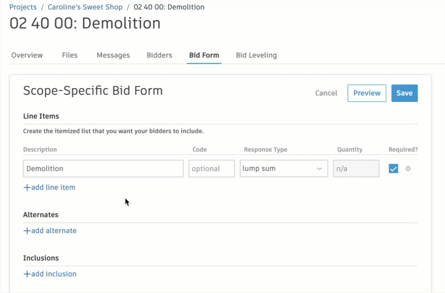enter line items bid form.gif
